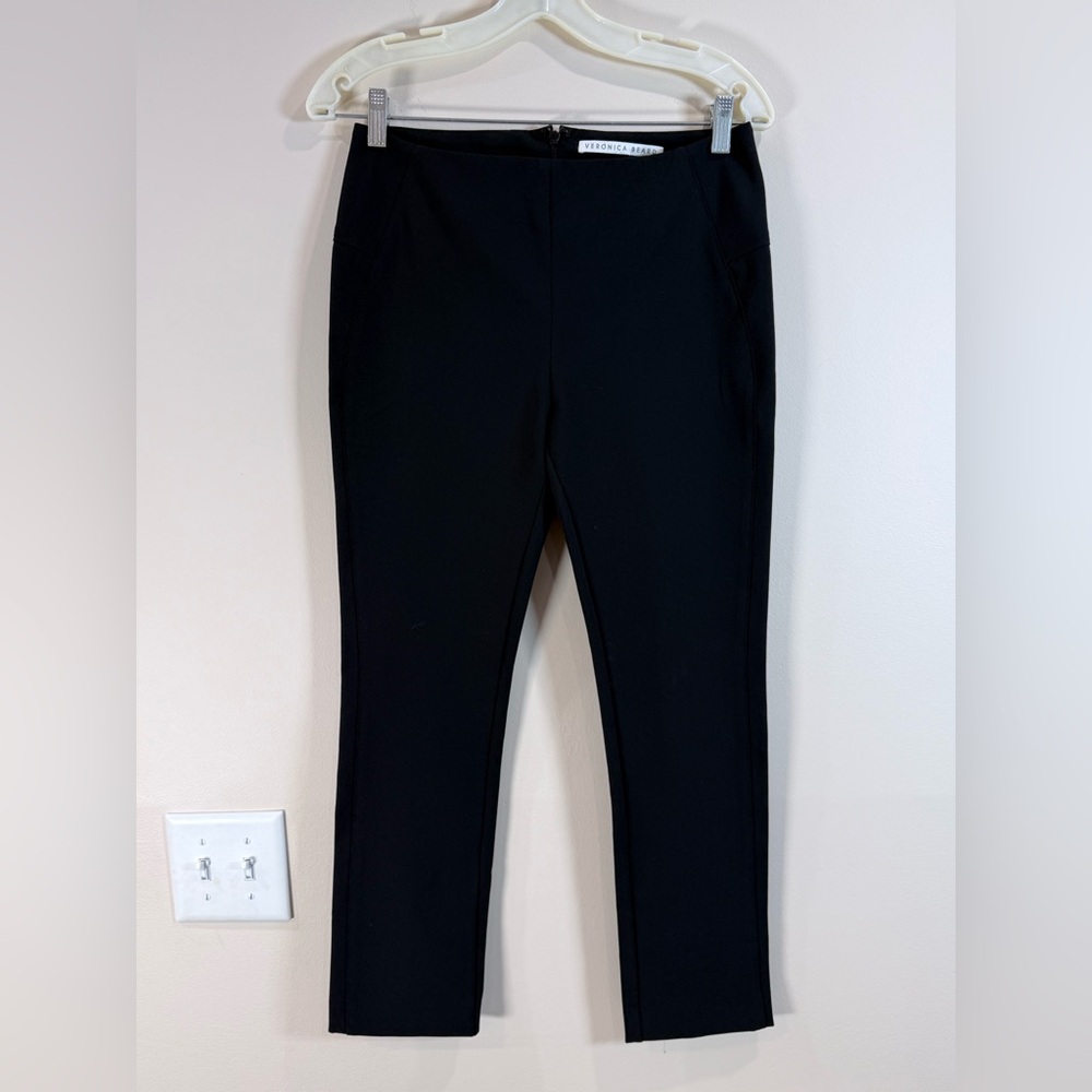 🔥NWOT Veronica Beard Women’s Black Stretch Slim Ankle Pants Size M 🔥